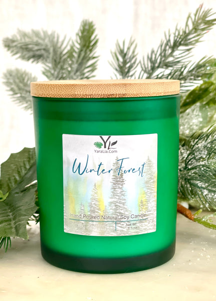 Winter Forest Candle