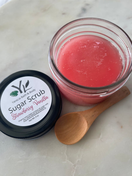 Strawberry Vanilla Sugar Scrub