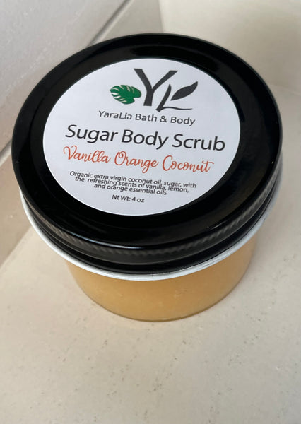 Vanilla Orange Coconut Sugar Scrub